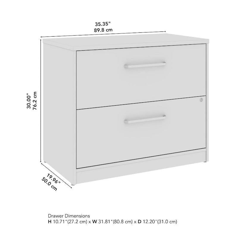2 Drawer Lateral File Cabinet