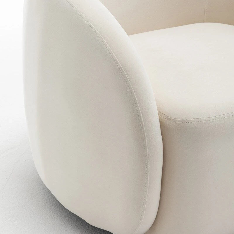 Modern Glam Velvet Upholstered 360 Degree Swivel Accent Armchair Set of 2