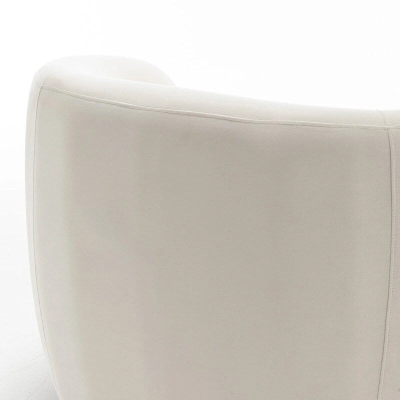Modern Glam Velvet Upholstered 360 Degree Swivel Accent Armchair Set of 2