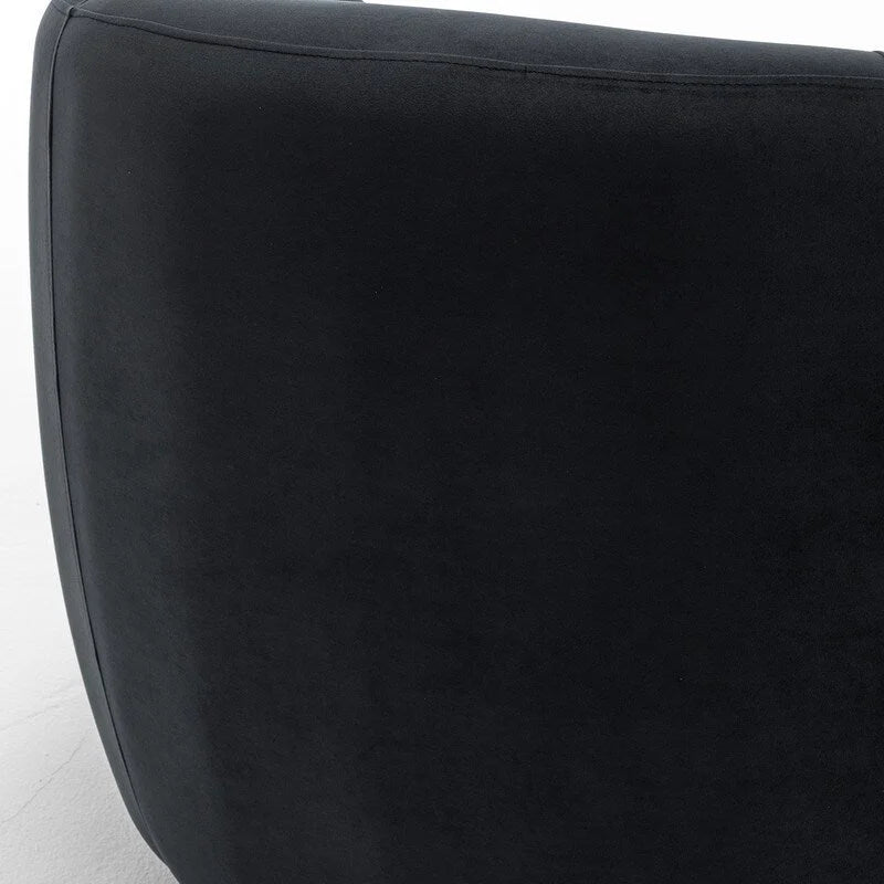 Modern Glam Velvet Upholstered 360 Degree Swivel Accent Armchair Set of 2