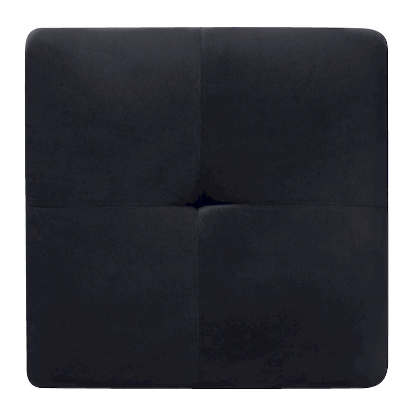 Tufted Velvet Ottoman