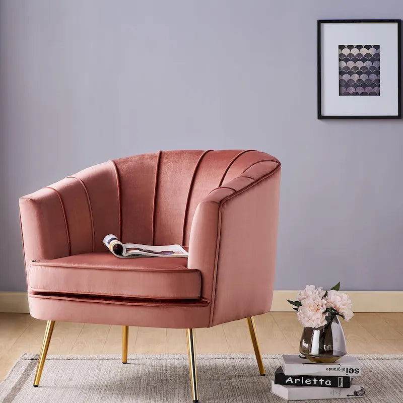 Contemporary Upholstered Accent Chair by