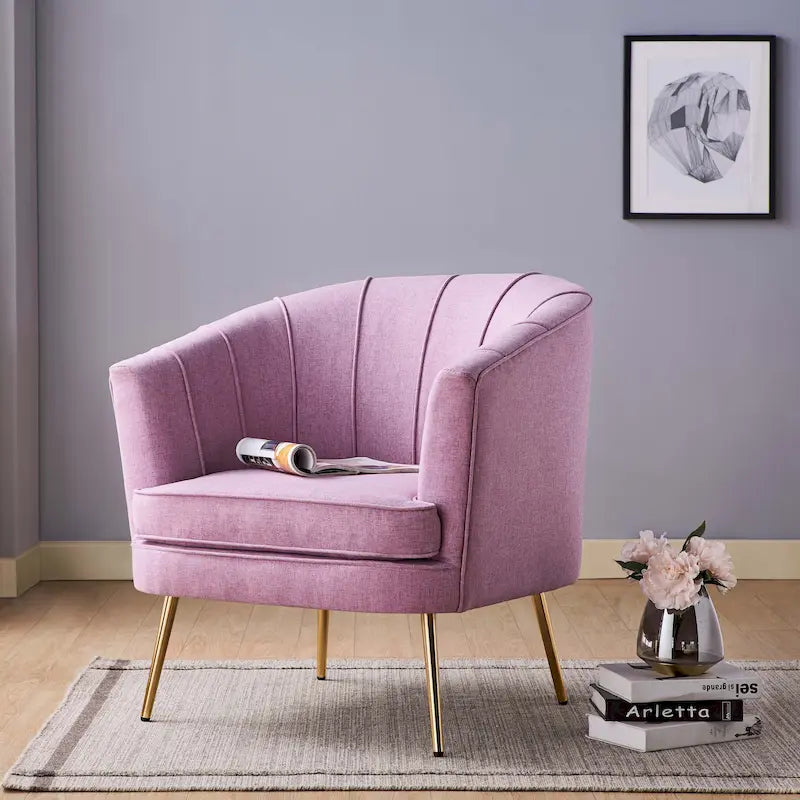 Contemporary Upholstered Accent Chair by