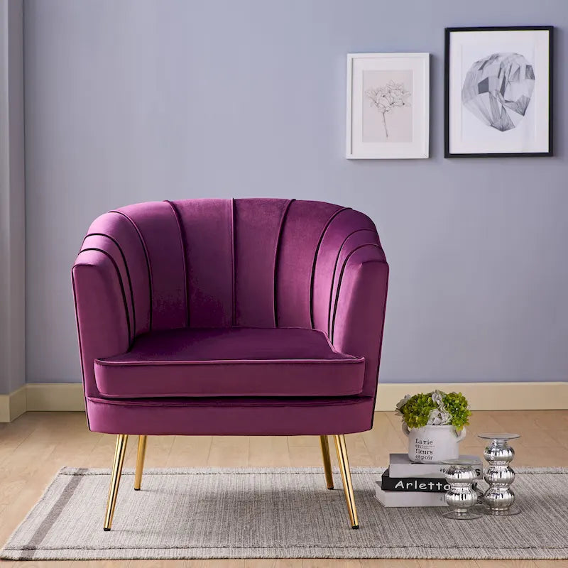 Contemporary Upholstered Accent Chair by