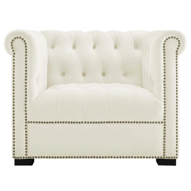 Performance Velvet Armchair