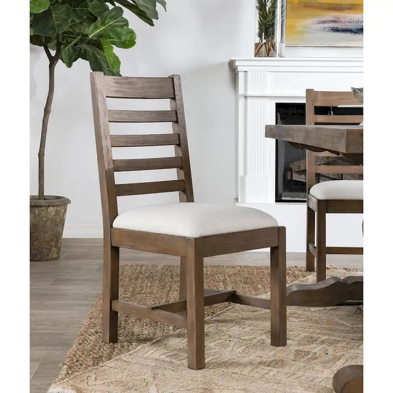 Upholstered Wood Dining Chair (Set of 2) by