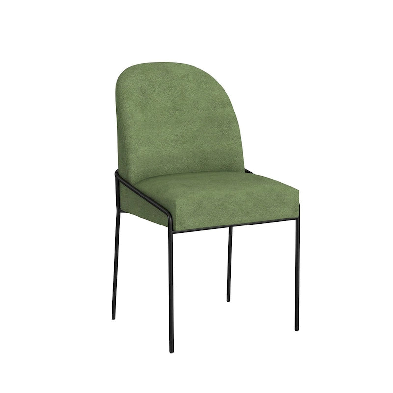 Modern Velvet Upholstered Dining Chair- single pack