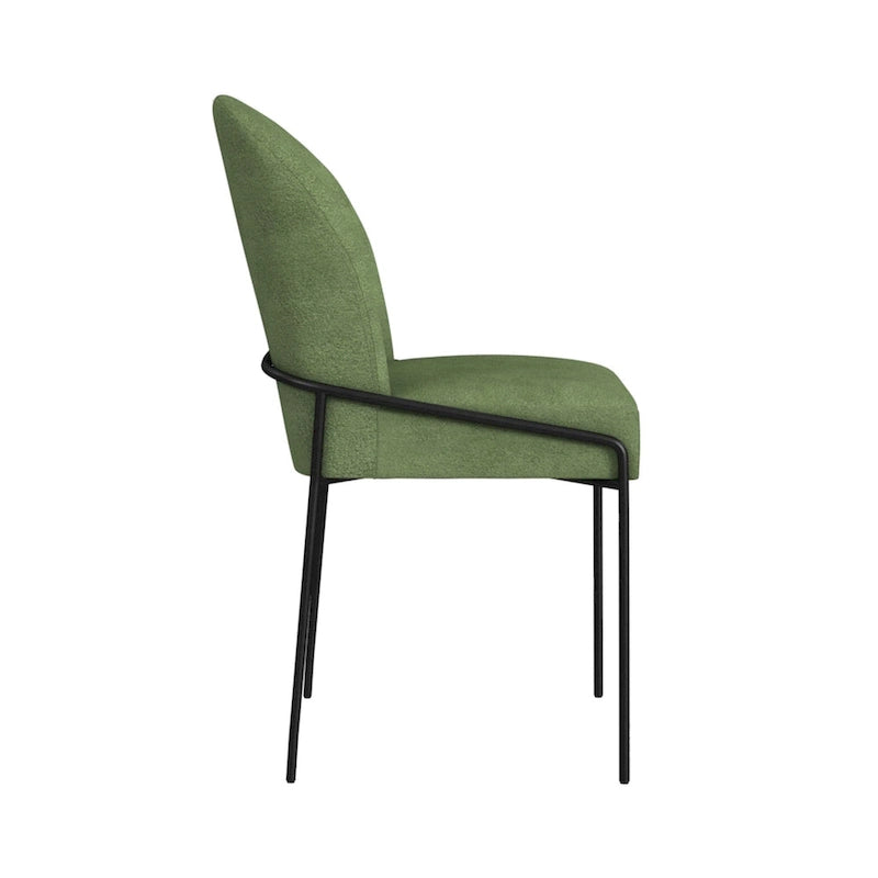Modern Velvet Upholstered Dining Chair- single pack