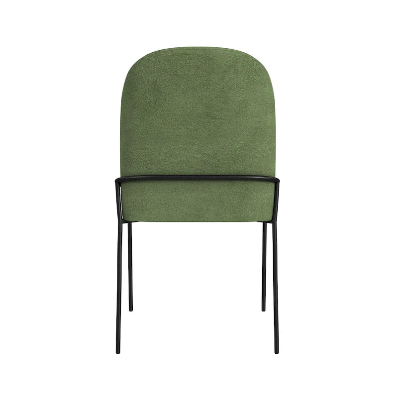 Modern Velvet Upholstered Dining Chair- single pack