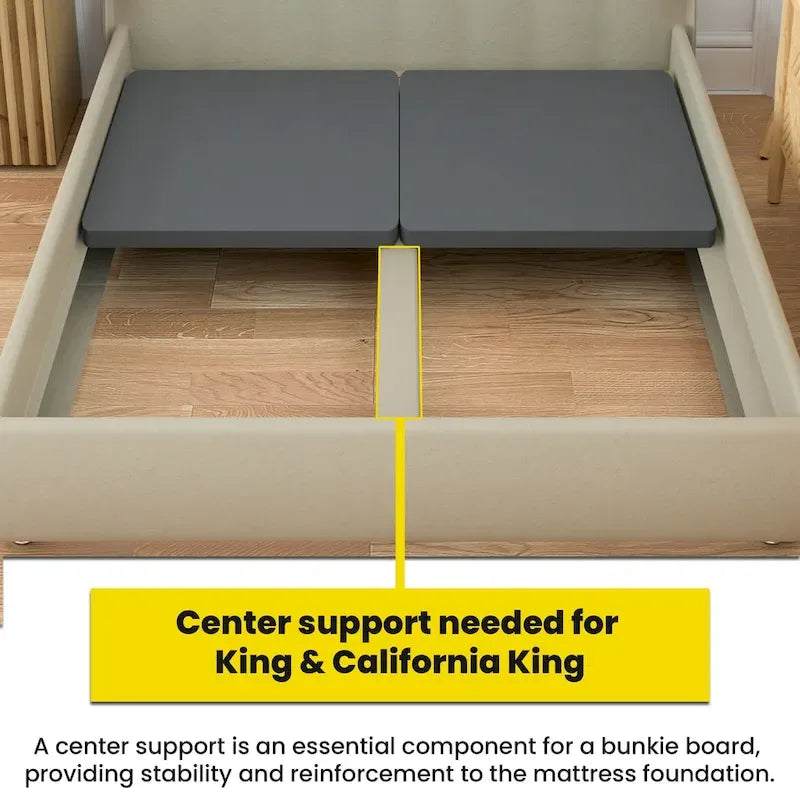 1.5-Inch Split Fully Assembled Bunkie Board For Mattress/Bed Support, Set Of 2,