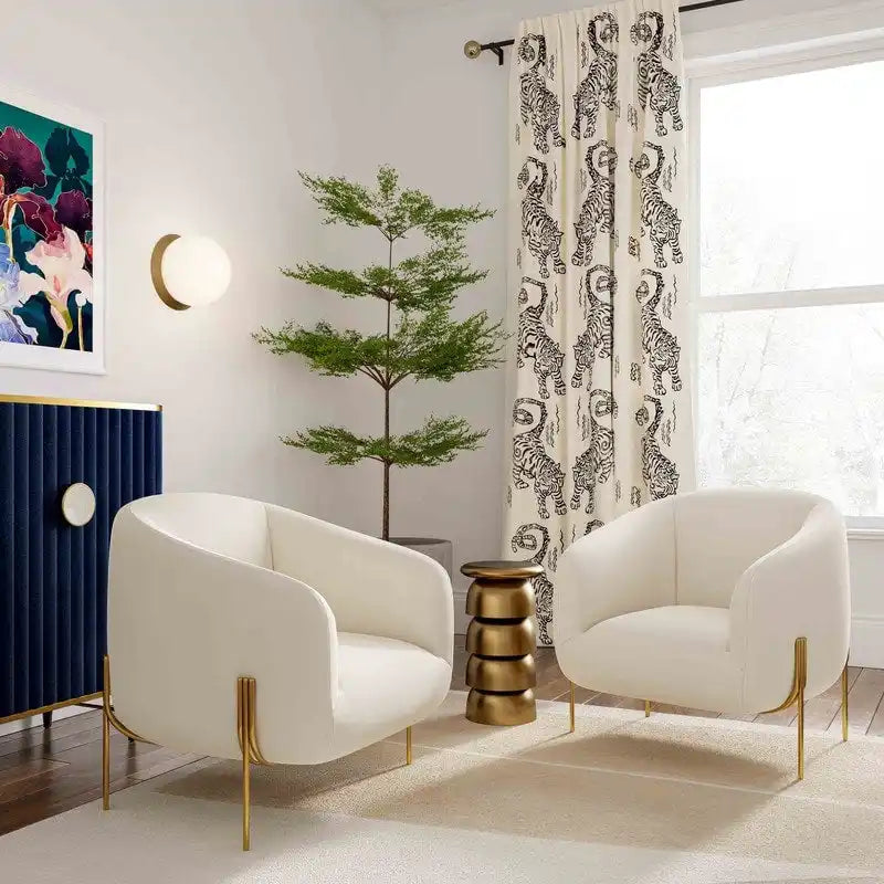 Velvet Accent Chair