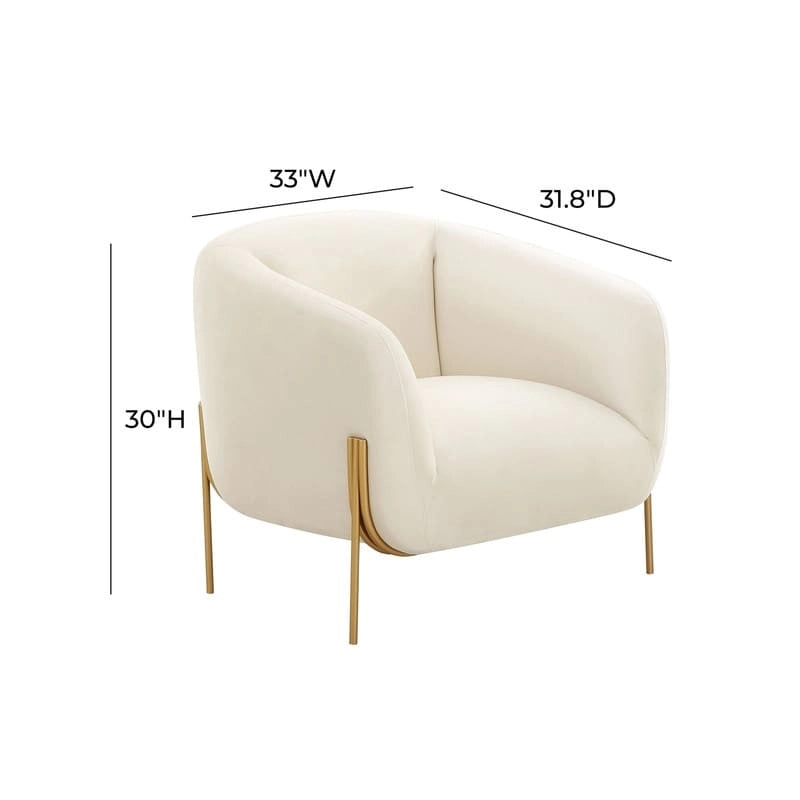 Velvet Accent Chair