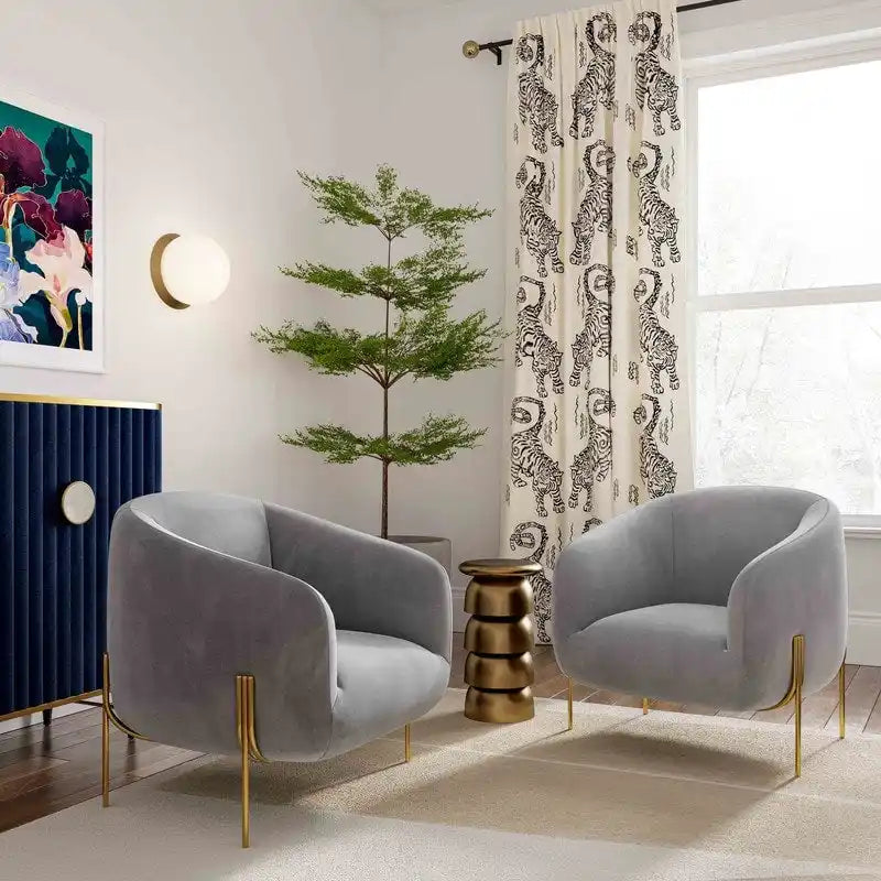 Velvet Accent Chair