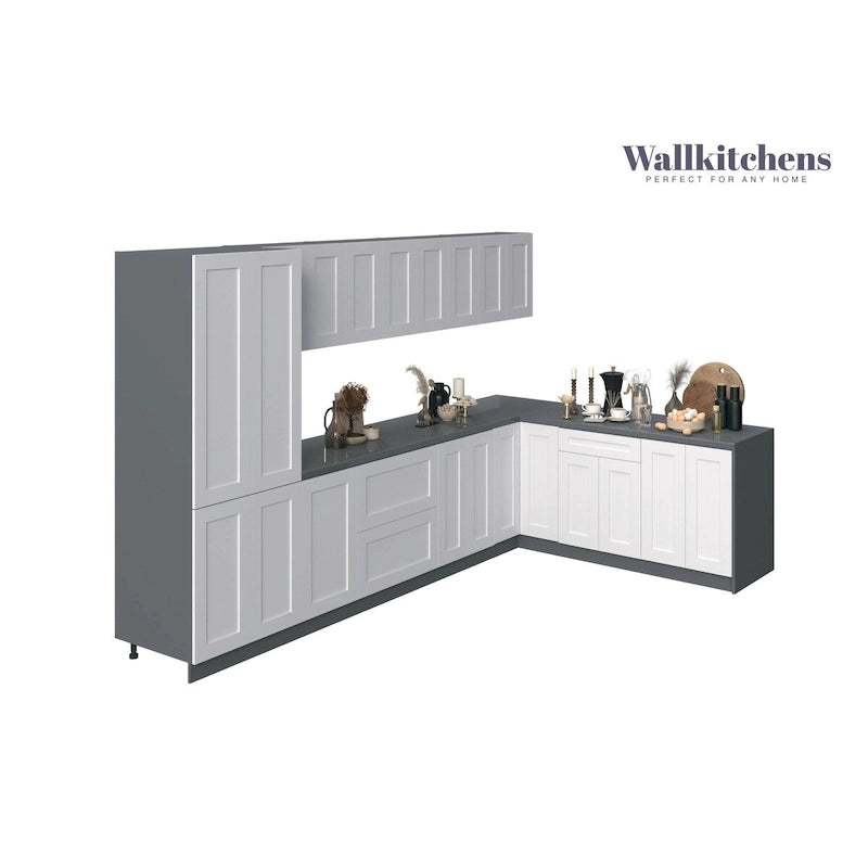 Kitchen Collection White Matte Color Base Size 11Ft Wide - 138x85