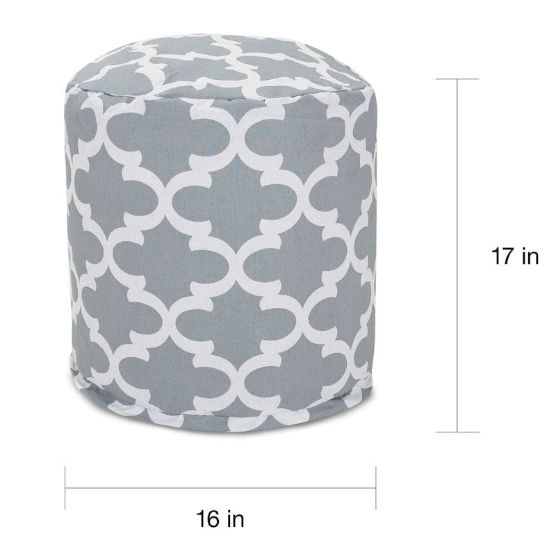 Pouf für drinnen und draußen, 16 L x 16 W x 17 H