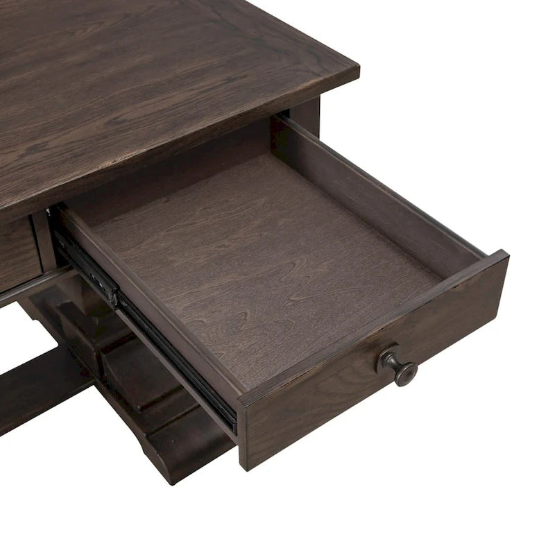 Saddle Brown Writing Desk