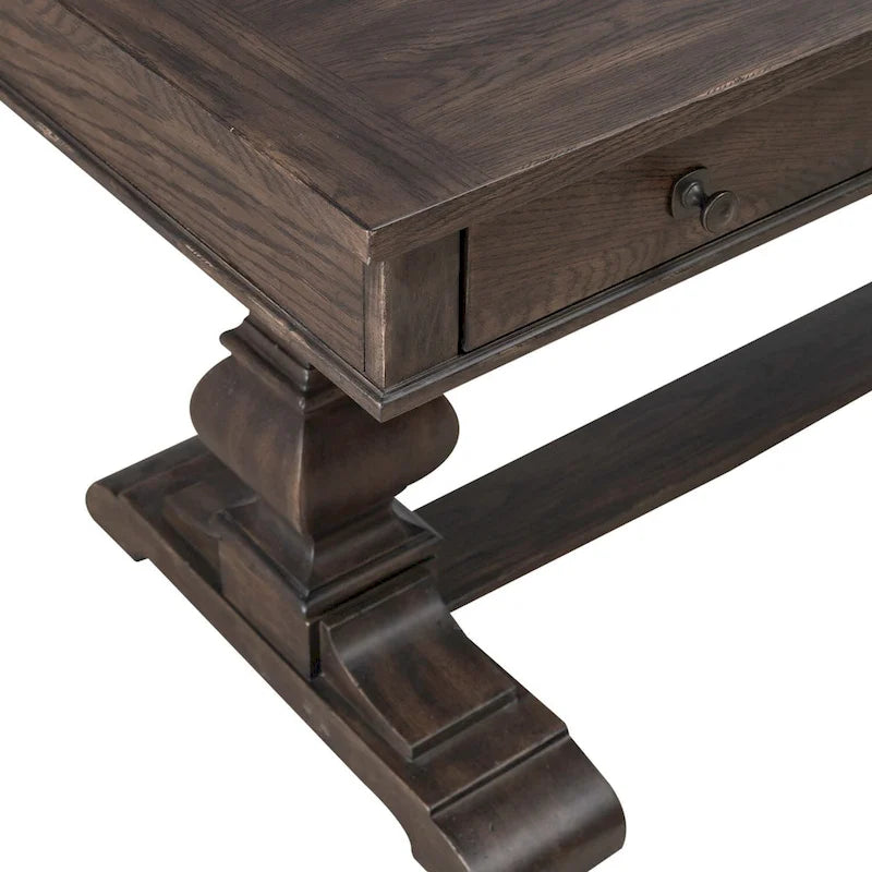 Saddle Brown Writing Desk