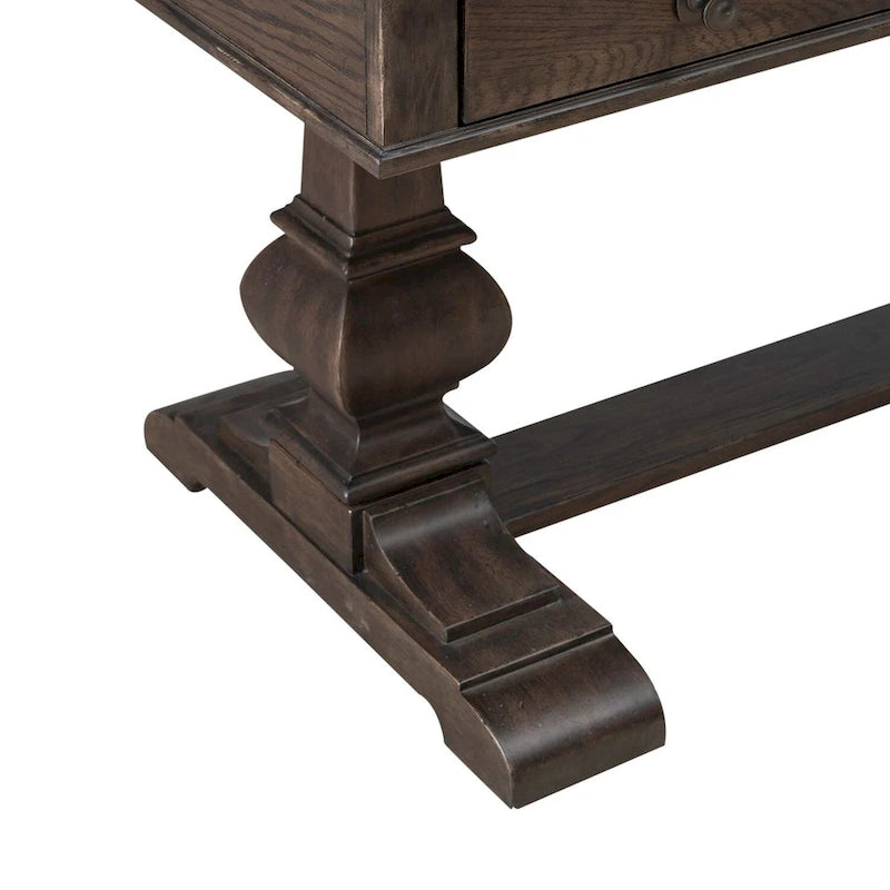 Saddle Brown Writing Desk
